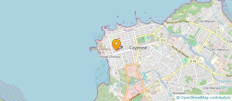 localisation de l'entreprise EPIK  CAYENNE