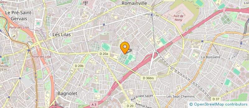 localisation de l'entreprise EPIK à BAGNOLET