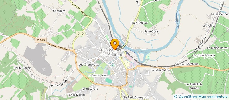localisation de l'entreprise EPIKBALLAD à BARBEZIEUX-SAINT-HILAIRE