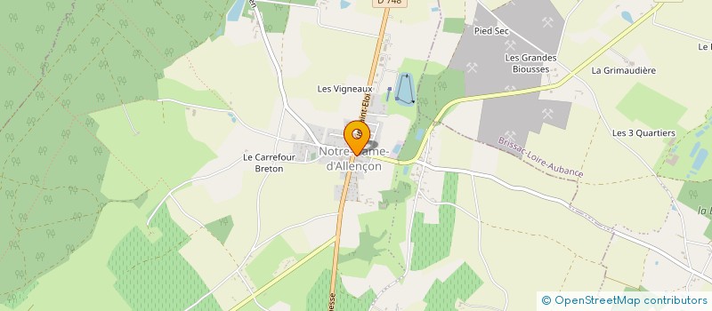 localisation de l'entreprise EPIL'AUDERM à TERRANJOU