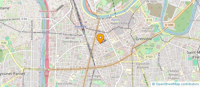 localisation de l'entreprise EPIL ET FACE à GRENOBLE