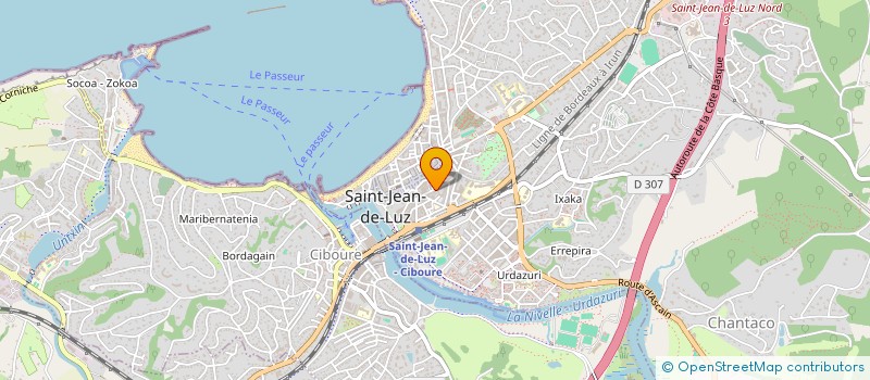 localisation de l'entreprise EPILABE à SAINT-JEAN-DE-LUZ
