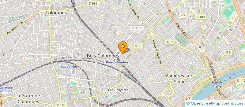localisation de l'entreprise EPILCENTER à BOIS-COLOMBES