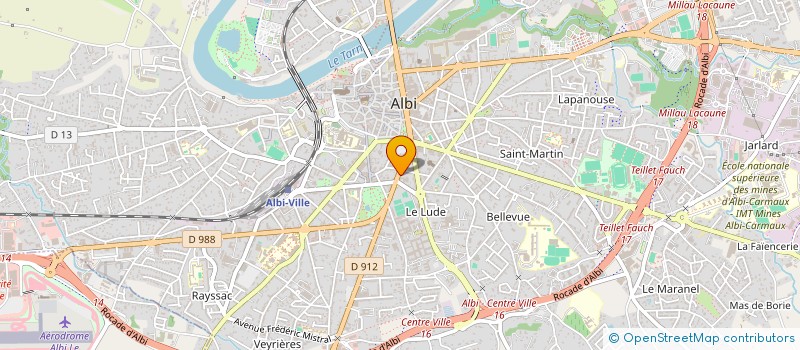 localisation de l'entreprise EPILOBE à ALBI