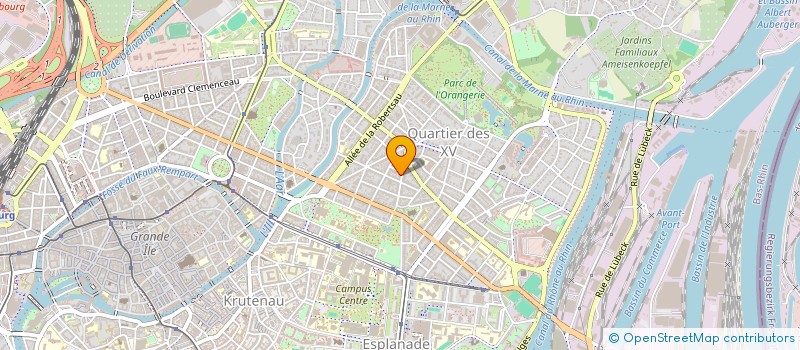 localisation de l'entreprise EPILOG à STRASBOURG