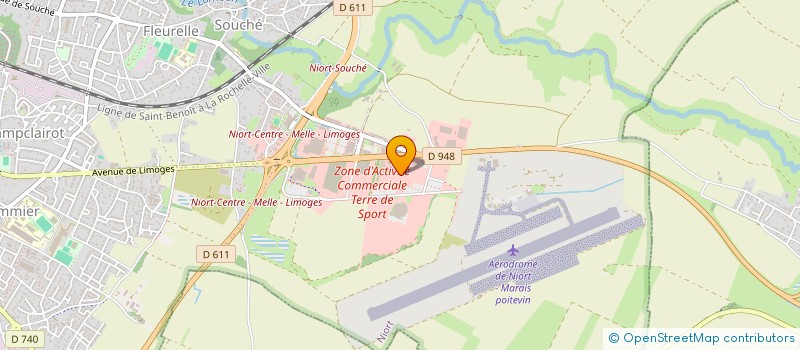 localisation de l'entreprise EPILOG à NIORT