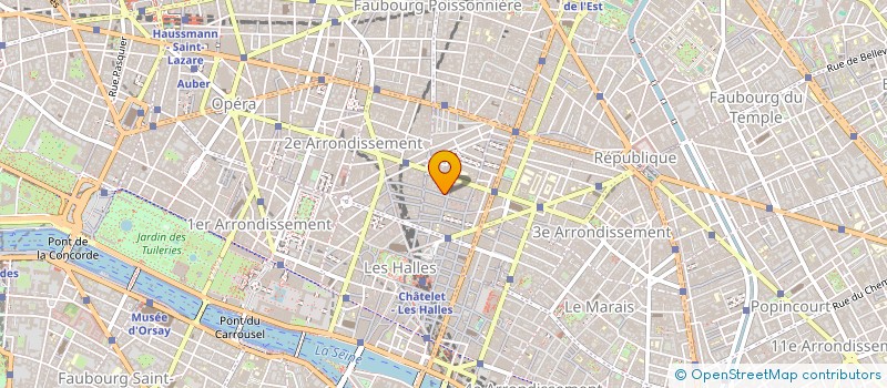 localisation de l'entreprise EPILOGUE à PARIS