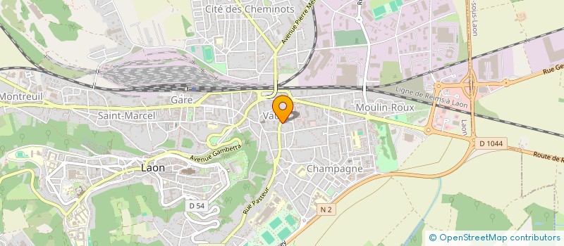 localisation de l'entreprise EPILOGUE à LAON