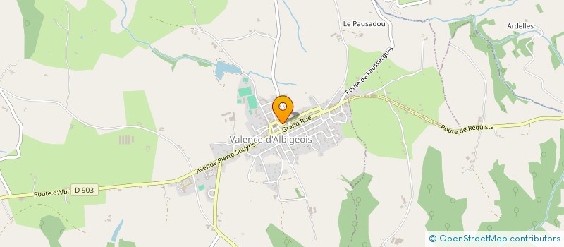 localisation de l'entreprise EPILUBE  VALENCE-D'ALBIGEOIS