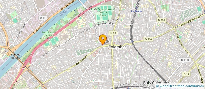 localisation de l'entreprise EPIM 5 à COLOMBES