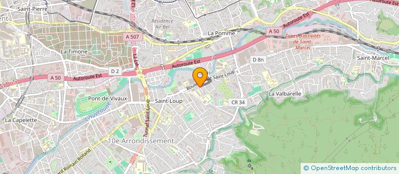 localisation de l'entreprise EPIM à MARSEILLE