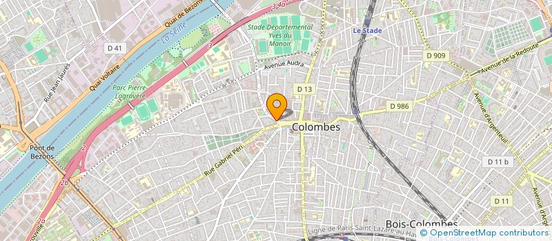 localisation de l'entreprise EPIM 8 à COLOMBES