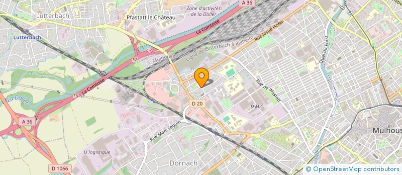 localisation de l'entreprise EPIMONDE  MULHOUSE