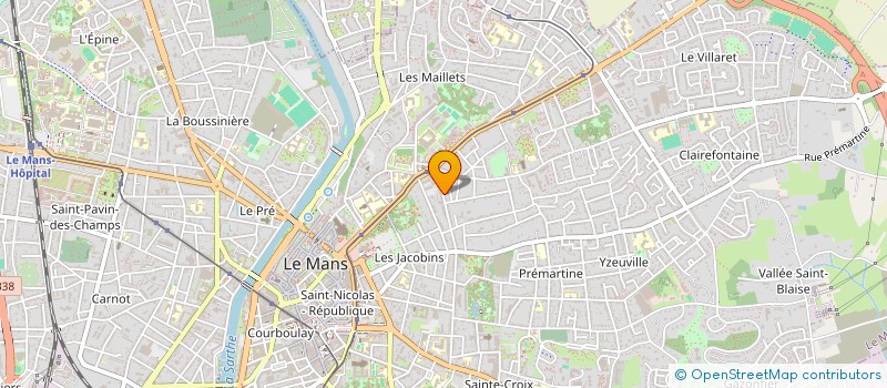 localisation de l'entreprise EPIMONI  LE MANS