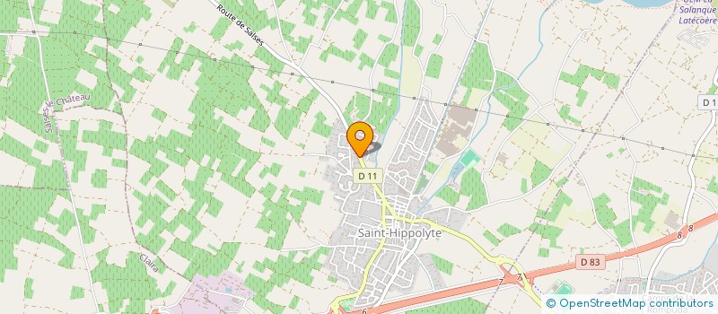 localisation de l'entreprise EPIMONIE  SAINT-HIPPOLYTE