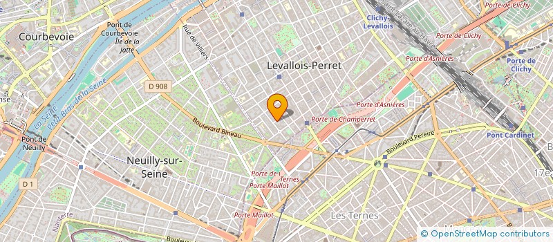 localisation de l'entreprise EPIMOOVE à LEVALLOIS-PERRET