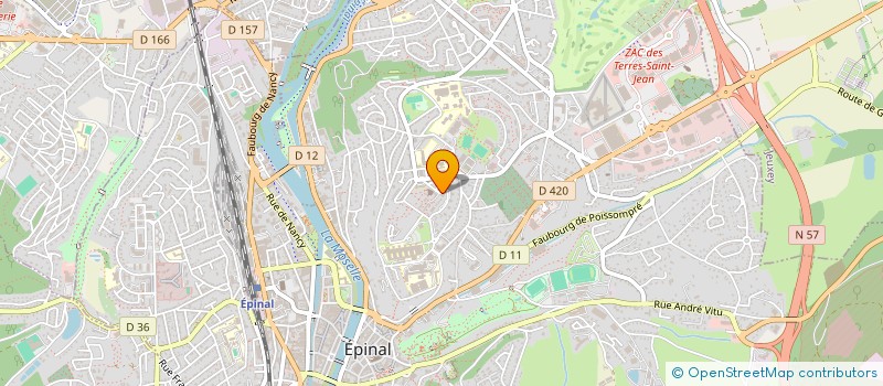 localisation de l'entreprise EPINAL FUTSAL CLUB  EPINAL