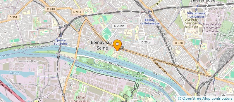 localisation de l'entreprise EPINAY à EPINAY-SUR-SEINE
