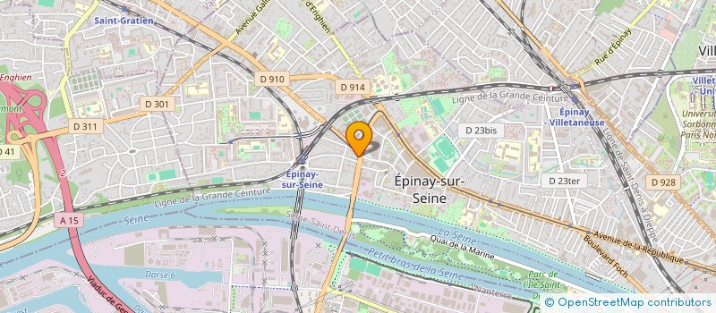 localisation de l'entreprise EPINAY AUDITION  EPINAY-SUR-SEINE