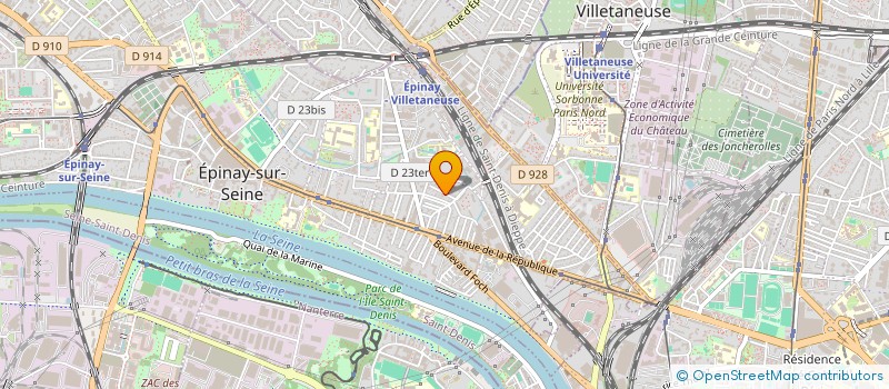 localisation de l'entreprise EPINAY AUTO à EPINAY-SUR-SEINE