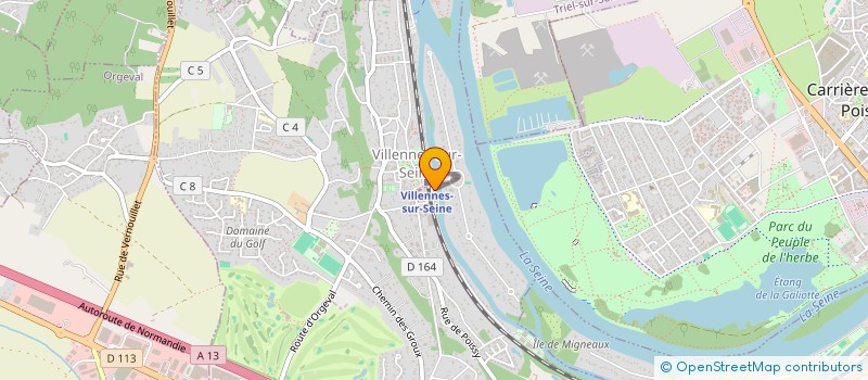 localisation de l'entreprise EPINAY COLOMBES  VILLENNES-SUR-SEINE