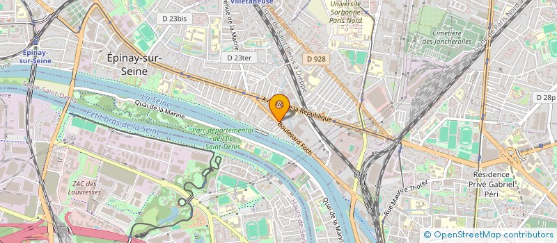 localisation de l'entreprise EPINAY NETTOYAGE à EPINAY-SUR-SEINE
