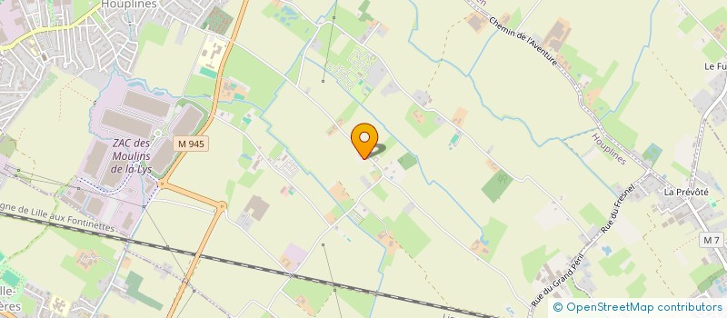 localisation de l'entreprise EPINETTE 136  HOUPLINES