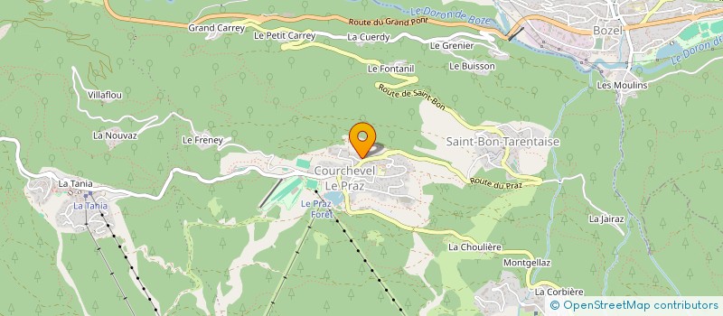 localisation de l'entreprise EPINETTE 301 à COURCHEVEL