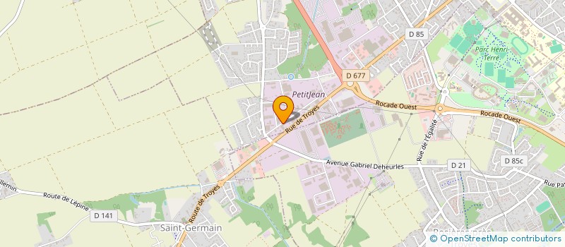 localisation de l'entreprise EPINGLIMMO  SAINT-ANDRE-LES-VERGERS