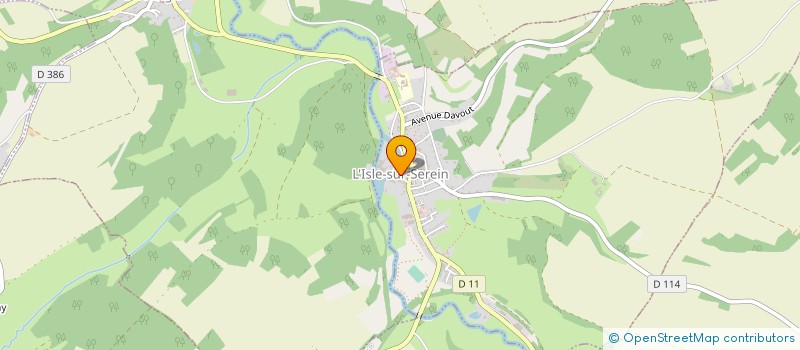 localisation de l'entreprise EPINOIA à L'ISLE-SUR-SEREIN