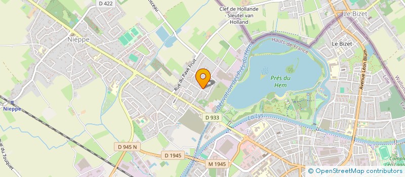 localisation de l'entreprise EPINOMIA à NIEPPE
