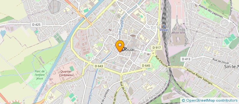 localisation de l'entreprise EPINORPA  DOUAI