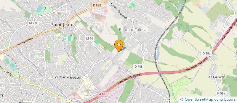 localisation de l'entreprise EPINOU à ROUFFIAC-TOLOSAN