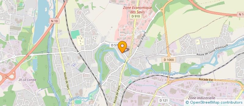 localisation de l'entreprise EPINOUX à GOND-PONTOUVRE