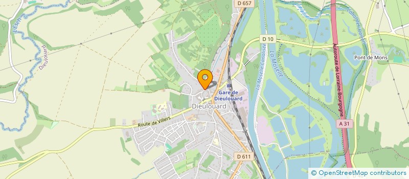 localisation de l'entreprise EPIONE CONSULTING SASU  DIEULOUARD