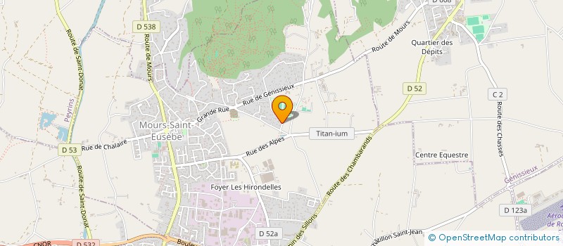 localisation de l'entreprise EPIONE DIFFUSION MEDICAL  MOURS-SAINT-EUSEBE