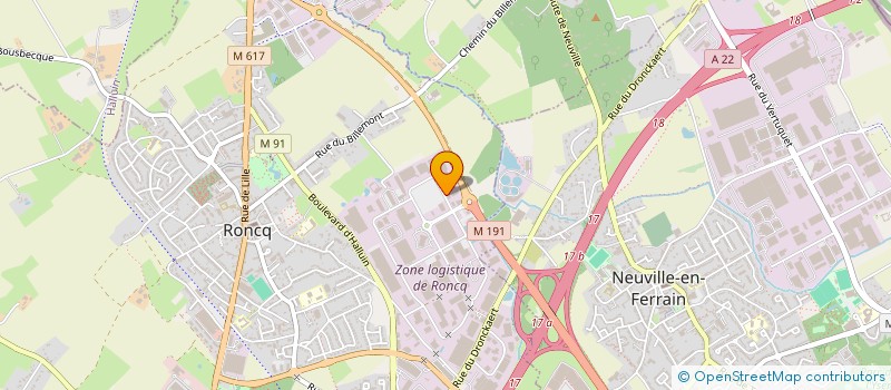 localisation de l'entreprise EPIONE PREVENTION  HALLUIN