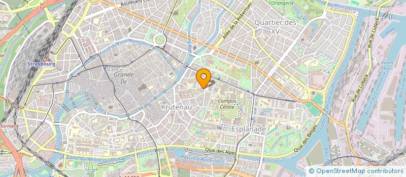 localisation de l'entreprise EPIPHANIE à STRASBOURG
