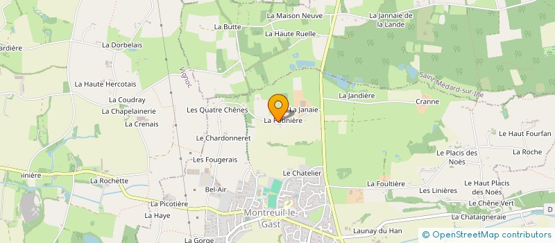 localisation de l'entreprise EPIS à LA MEZIERE