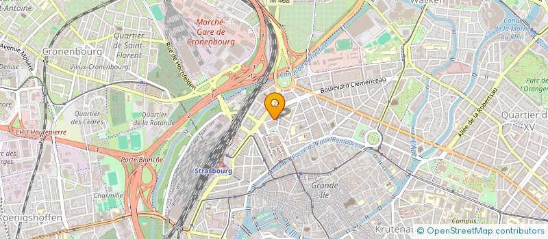 localisation de l'entreprise EPIS ODES 2 à STRASBOURG