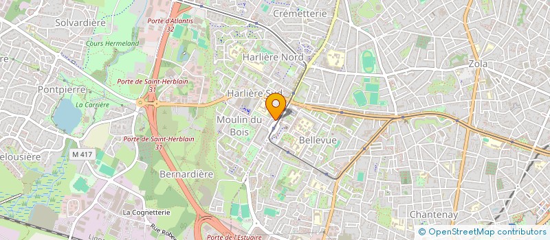 localisation de l'entreprise EPISERVICES à SAINT-HERBLAIN