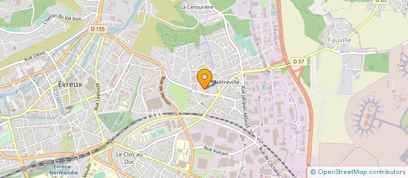 localisation de l'entreprise EPISNUS à EVREUX
