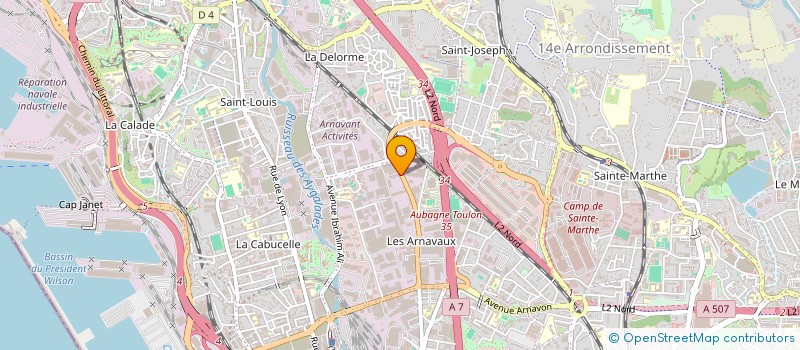 localisation de l'entreprise EPISODE à MARSEILLE