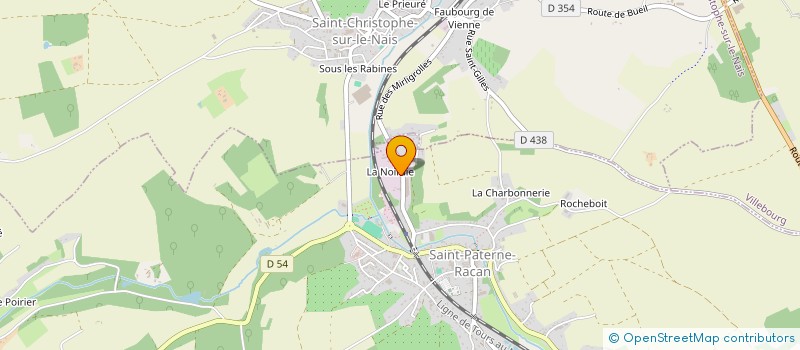 localisation de l'entreprise EPISODE EPICERIE SOLIDAIRE  SAINT-PATERNE-RACAN