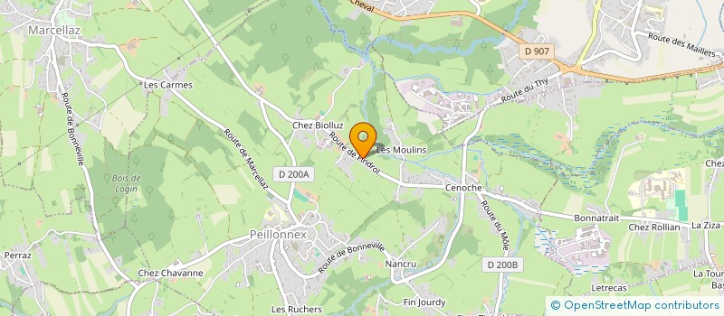localisation de l'entreprise EPISOL à FILLINGES
