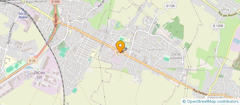 localisation de l'entreprise EPISOL 59  GUESNAIN