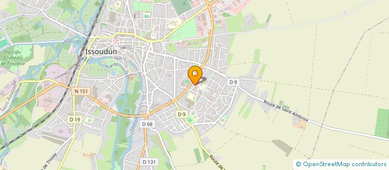 localisation de l'entreprise EPISSARD MARC SAS à ISSOUDUN