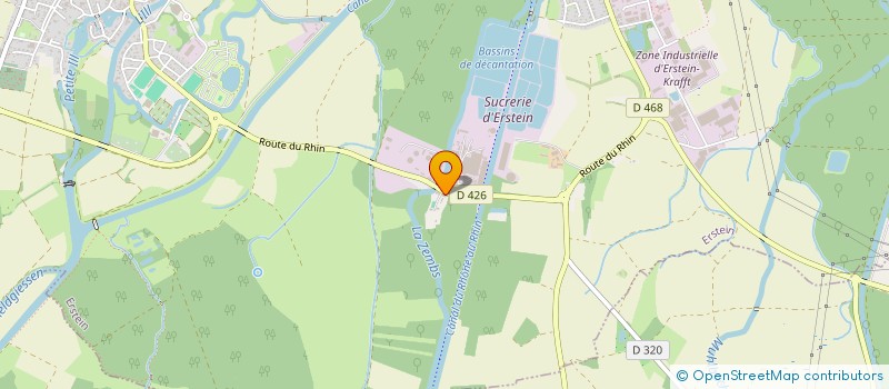 localisation de l'entreprise EPISUCRES à ERSTEIN