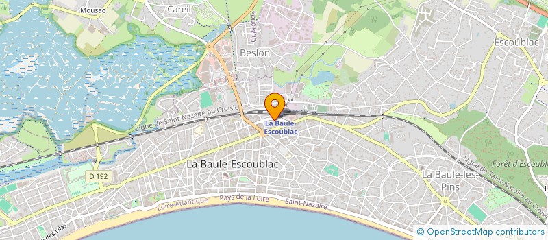 localisation de l'entreprise EPITEC à LA BAULE-ESCOUBLAC