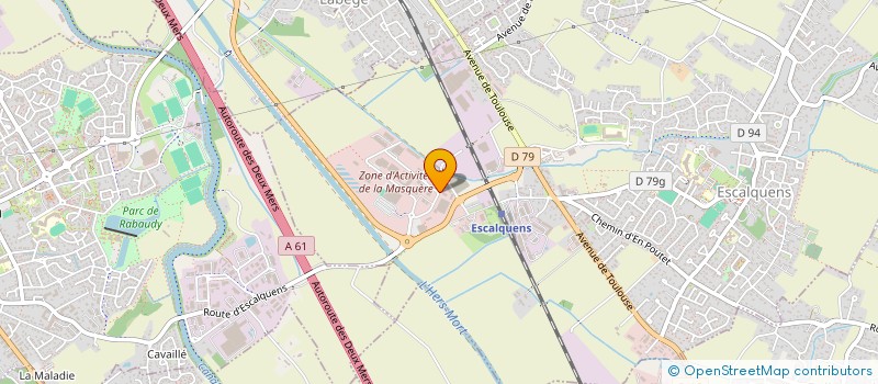 localisation de l'entreprise EPITECH3  ESCALQUENS